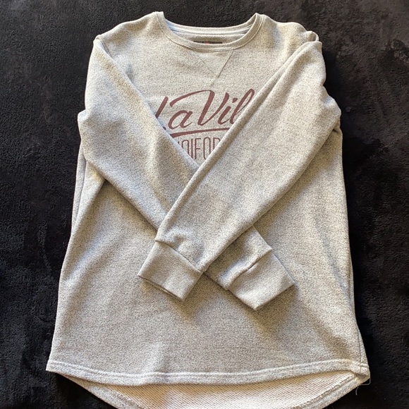 Cotton On Mens Graphic Print Fleece Jumper/ Pullover Grey Medium Pre Owned EC - Picture 7 of 8